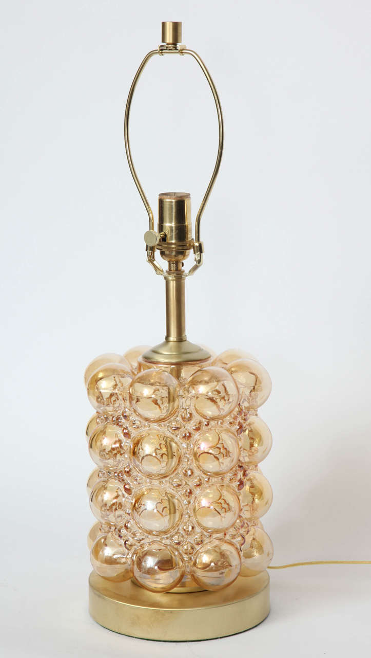 20th Century Helena Tynell Champagne Bubble Glass Lamps