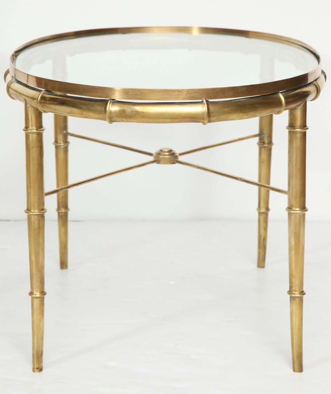 American Pair of side table by Mastercraft