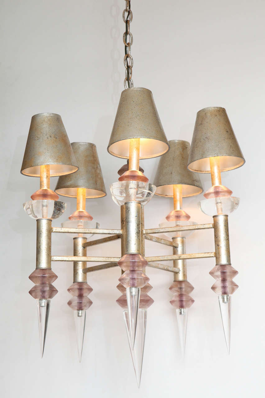 Chandelier by Hiro Van Teal In Excellent Condition For Sale In New York, NY