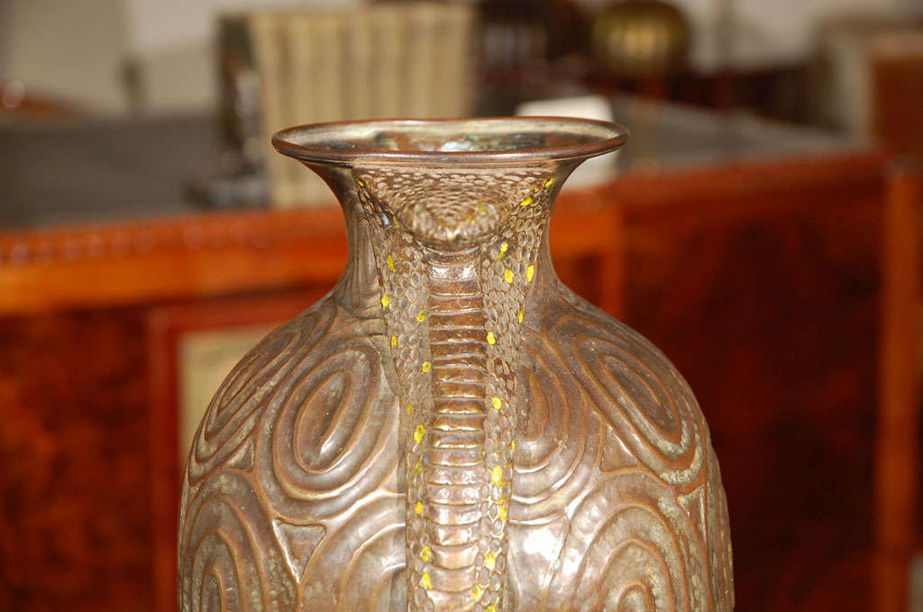 Jean Dunand Style Copper Urn 3
