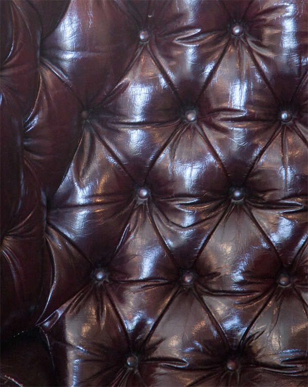 chesterfield recliner chair leather