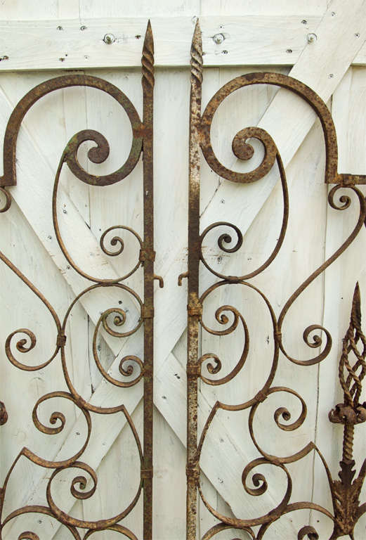 Pair of Wrought Iron Garden Gates 1