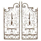 Pair of Wrought Iron Garden Gates