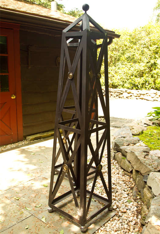 wrought iron obelisks for the garden