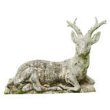 Composed Stone Resting Stag