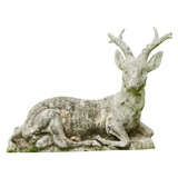Composed Stone Resting Stag