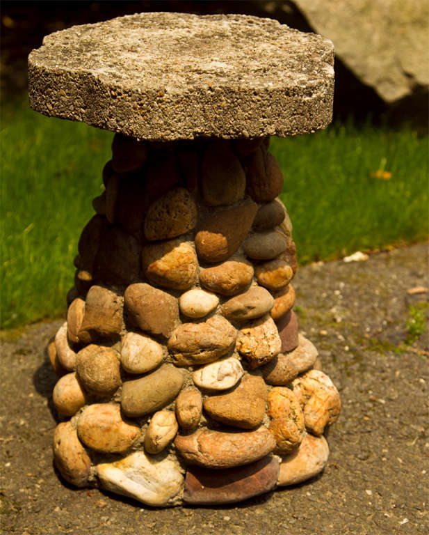 Set of Four Stone Stools 6