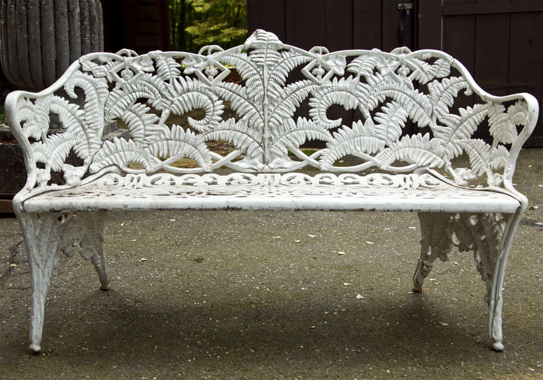 Set of Two Cast Iron Benches For Sale at 1stDibs | cast iron benches ...