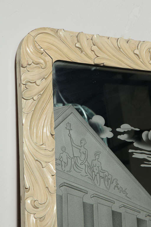 Panoramic Mirror Made by Luigi Brusotti For Sale 1