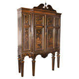 English Chinoiserie Cabinet
