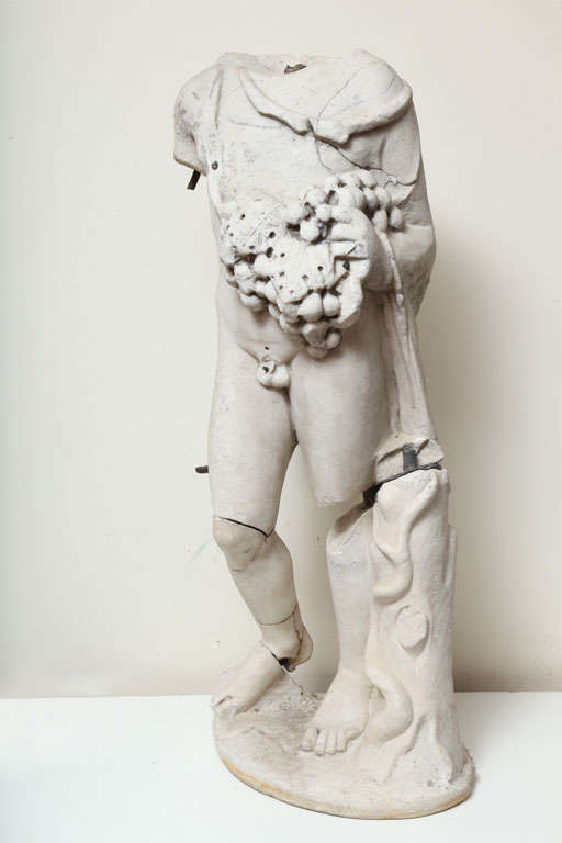 Ancient Roman Marble Figure of Bacchus