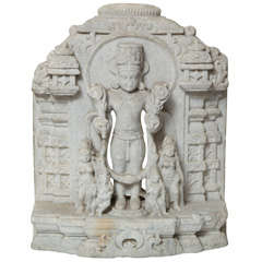 Indian Marble Stela of the God Surya