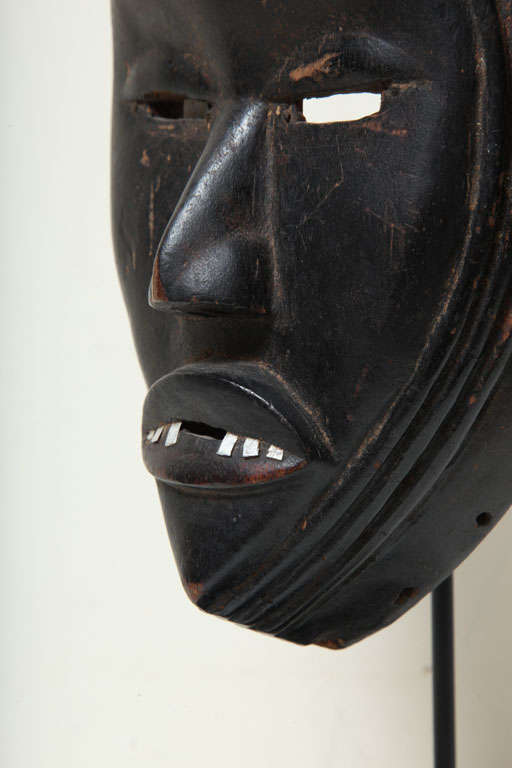 Africa Antique Dan Wood Carved Initiation Mask For Sale 3
