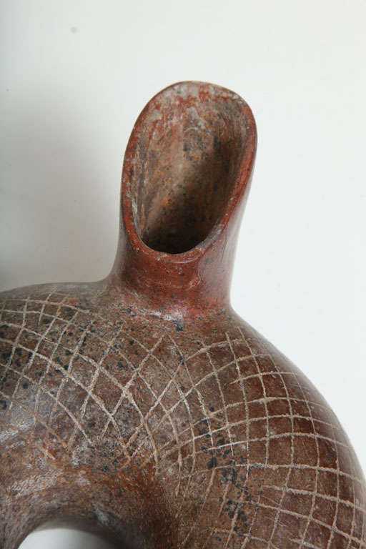 Pre Columbian Fine Colima Pottery Snake For Sale 2