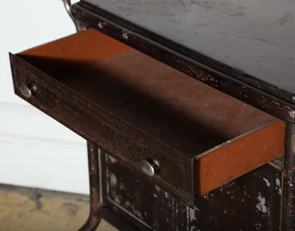 Iron 1890's Rolling Washstand