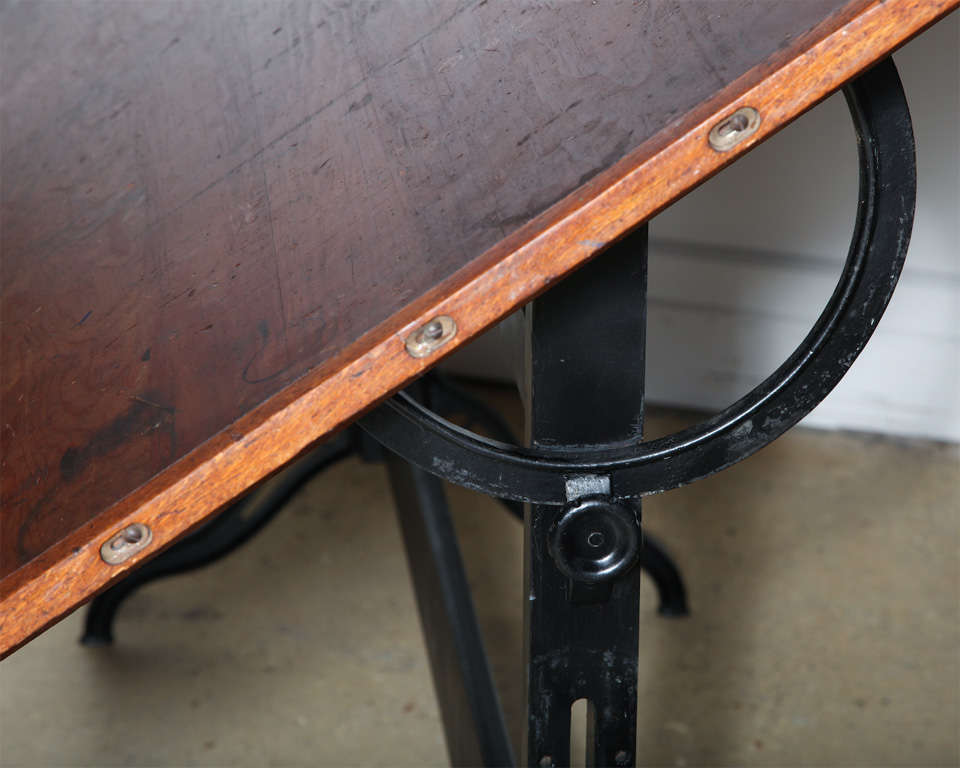 6 ft. Hamilton Architects Adjustable Drafting Table at 1stDibs