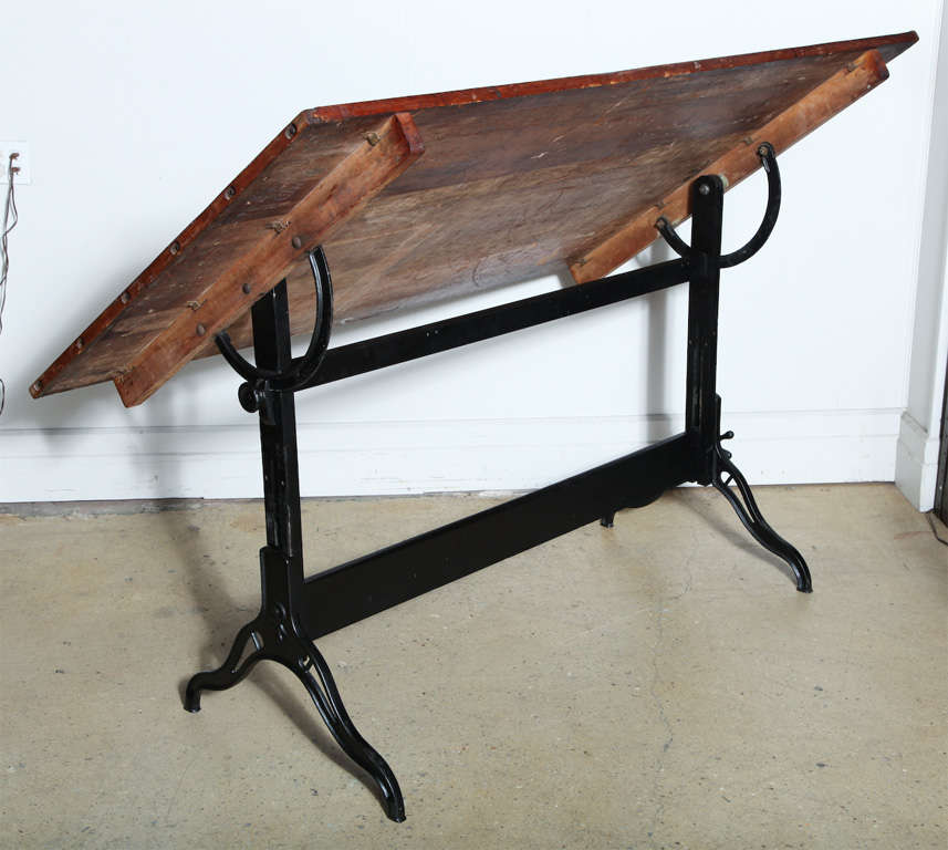 6 ft. Hamilton Architects Adjustable Drafting Table at 1stDibs