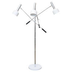 Triennale Style Articulated Three arm Floor Lamp