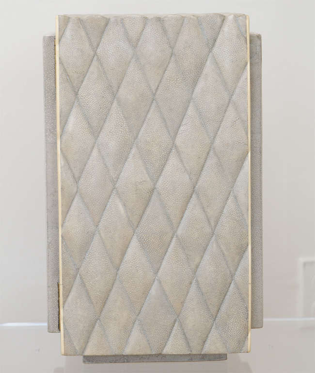 Philippine R and Y Augusti Jewelry Box in Shagreen