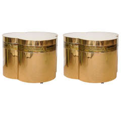 Pair of Bernhard Rhone Side Table for Mastercraft