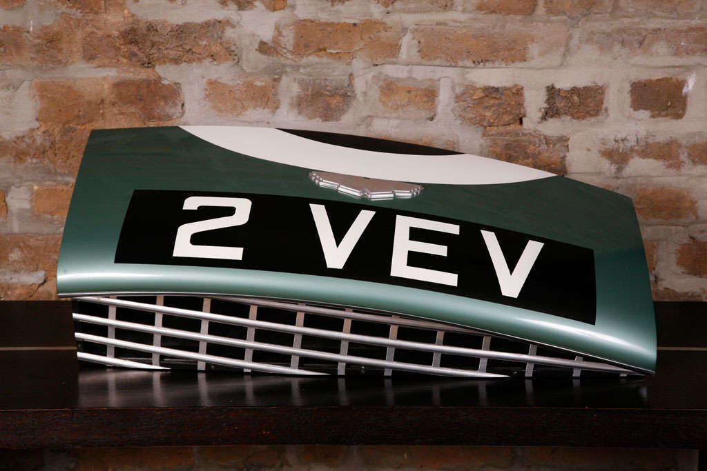Unusual Sculpture Of The Front Of The Famous Aston Martin Zagato