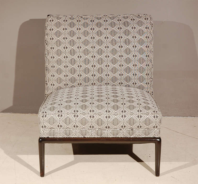 Pair of T.H. Robsjohn-Gibbings Slipper Chairs For Widdicomb