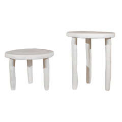 Round Resin Side Table