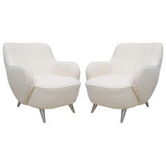 Pair of Vladimir Kagan Barrel Chairs