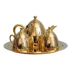 Lovely  Set of Bronze Coffee / Tea