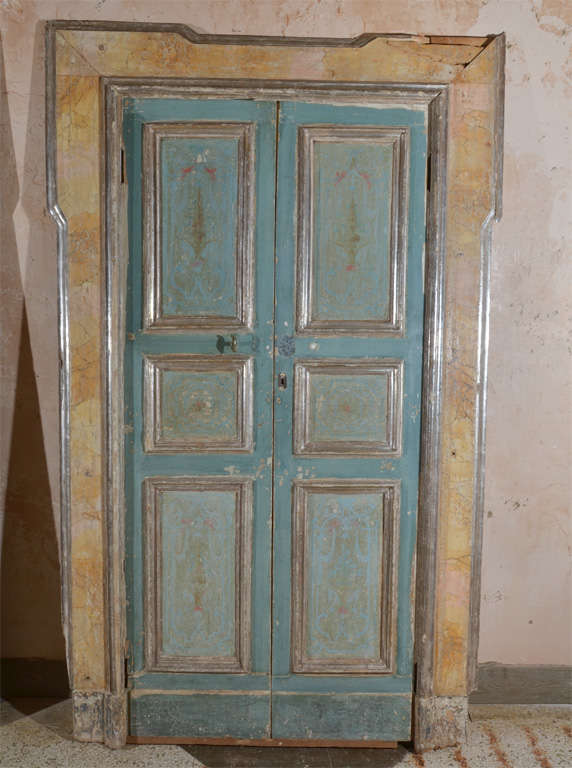 Italian Venetian Door With Surround