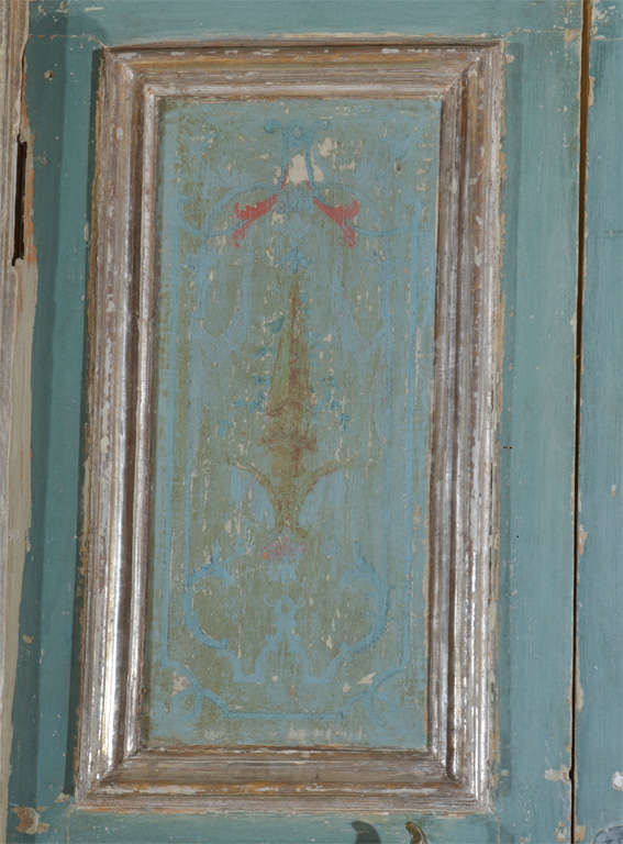 Venetian Door With Surround In Good Condition In Houston, TX