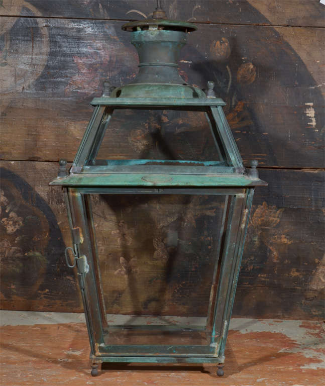 French Copper Lantern