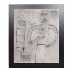 Contemporary Figurative Painting 'King Bali', Oil on Canvas 6