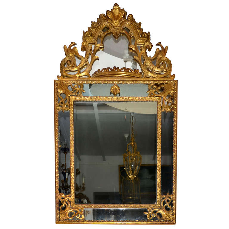 Gorgeous Louis XIV style Mirror at 1stdibs