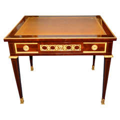 Elegant Mahogany desk in the taste of Riesner