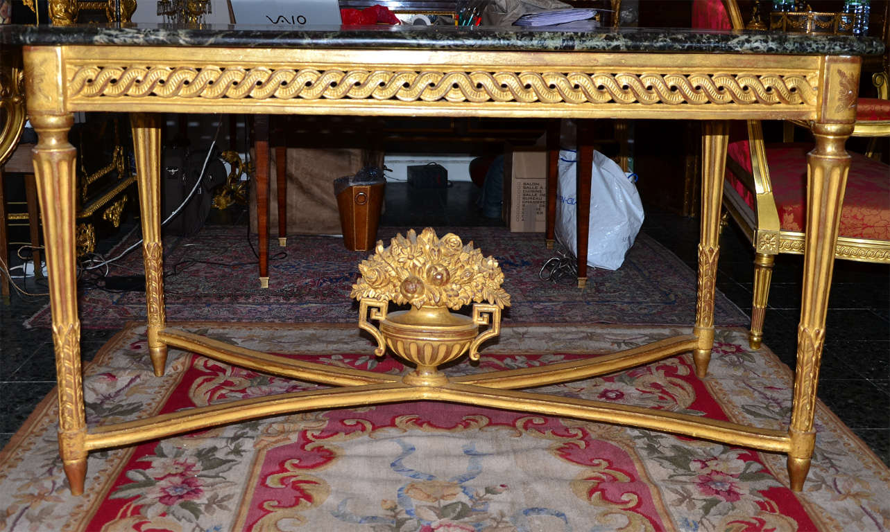 18th Century and Earlier Rare Large  French Console Table Louis XVI Period For Sale