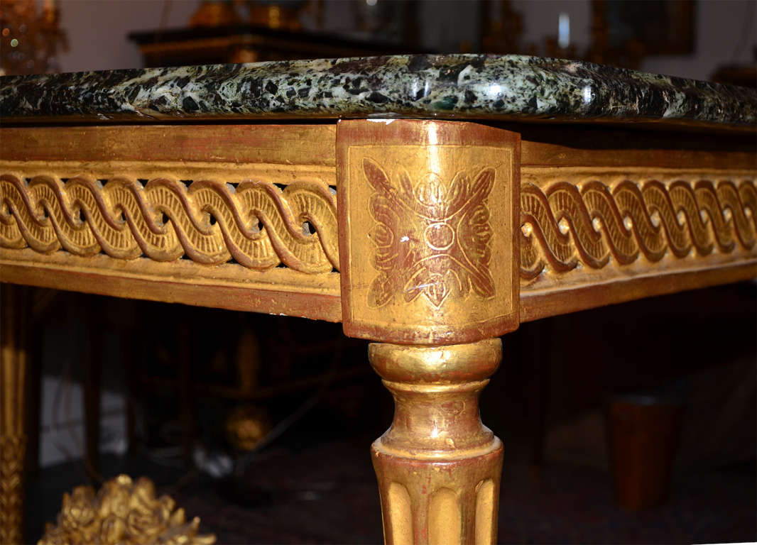 Rare Large  French Console Table Louis XVI Period For Sale 3