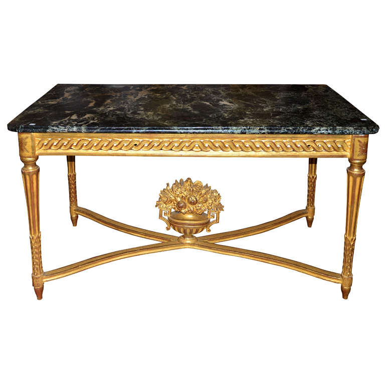 Rare Large  French Console Table Louis XVI Period For Sale