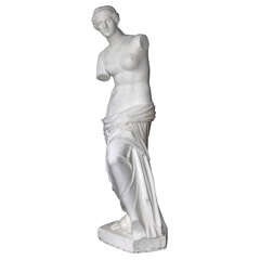 Statue In Carrare Marble Representing  Venus De Milo