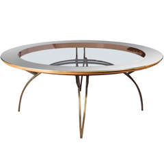 French 1950
s Round Coffee Table