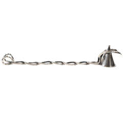 Sterling Silver & Copper Serpent Candlesnuffer