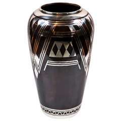 Vase Christofle Dinanderie des années 1930