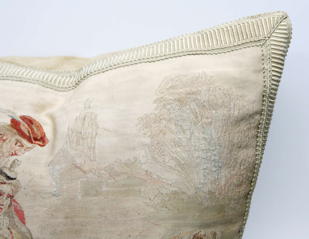 18th Century and Earlier 18th Century Belgium Aubusson Pillow