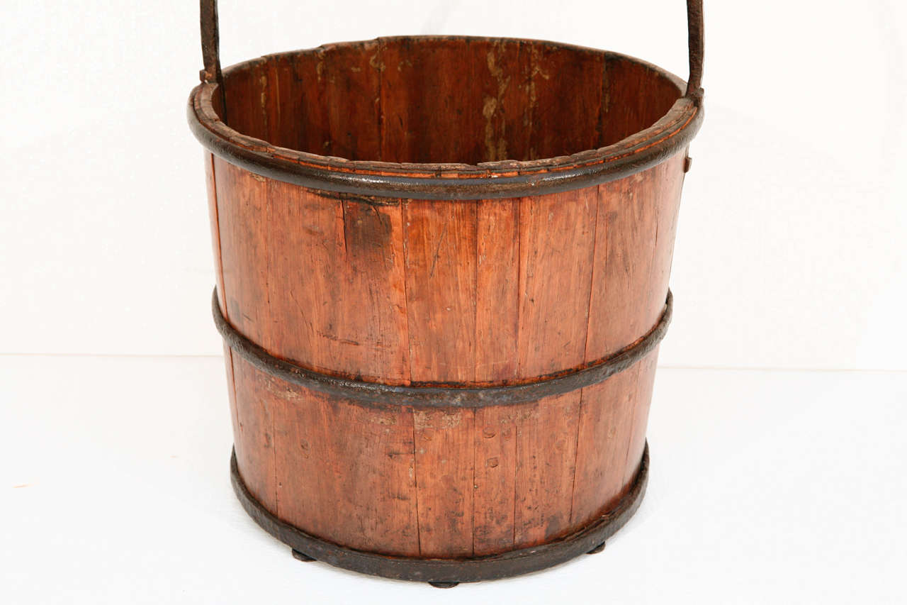 Unknown Antique Water Bucket For Sale