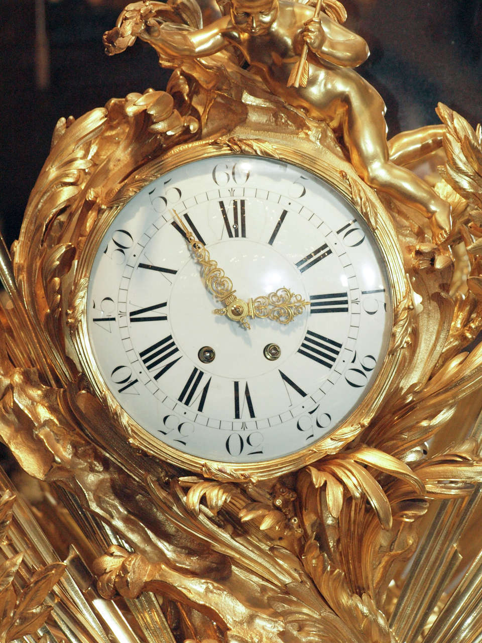 19th Century Antique French Museum Quality Bronze D'ore Monumental Mantel Clock