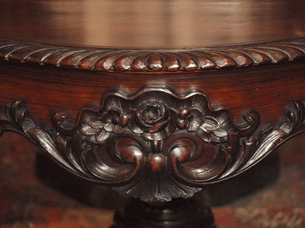 Antique Black Walnut Parlour Table circa 18601870 at 1stDibs 1860