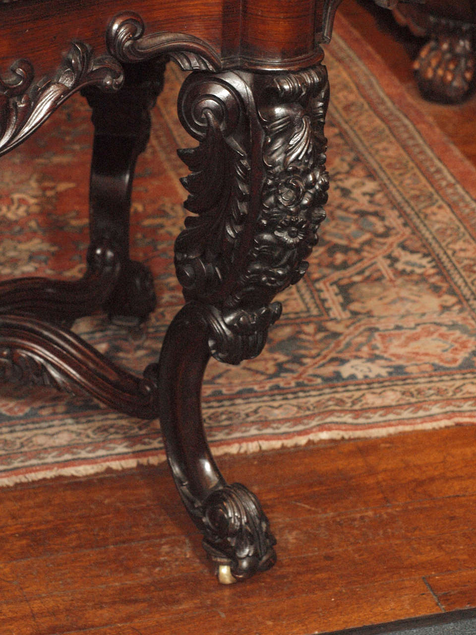 Antique Black Walnut Parlour Table circa 18601870 at 1stDibs 1860