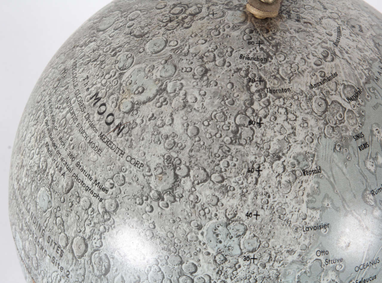 Mid-Century Modern Moon Globe by Reploglobe