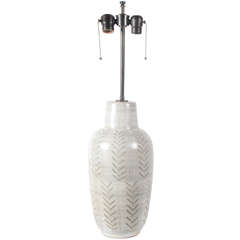 Leaf Pottery Table Lamp by Lee Rosen for Design Technics