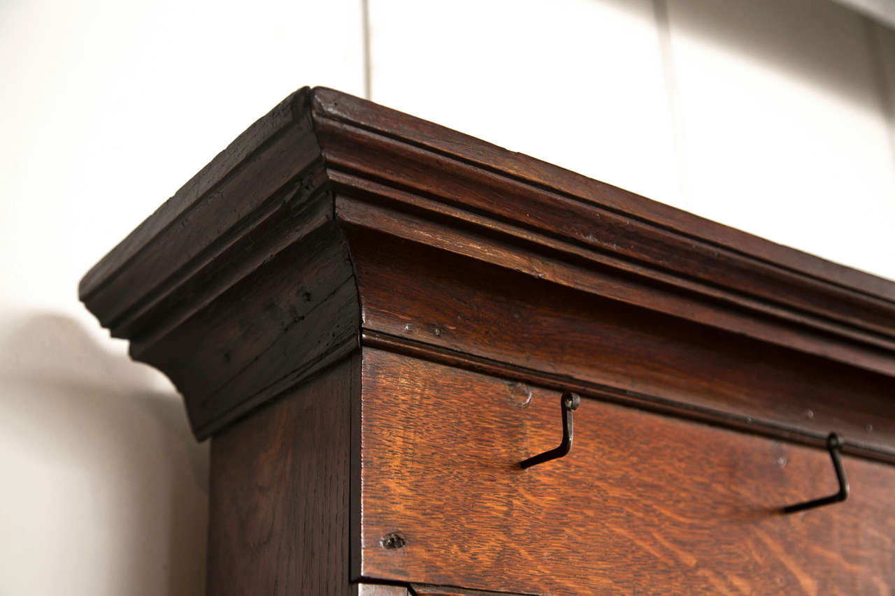 Georgian Oak Potboard Dresser 5